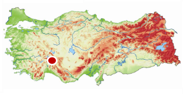 Kızıldağ Milli Parkı haritası